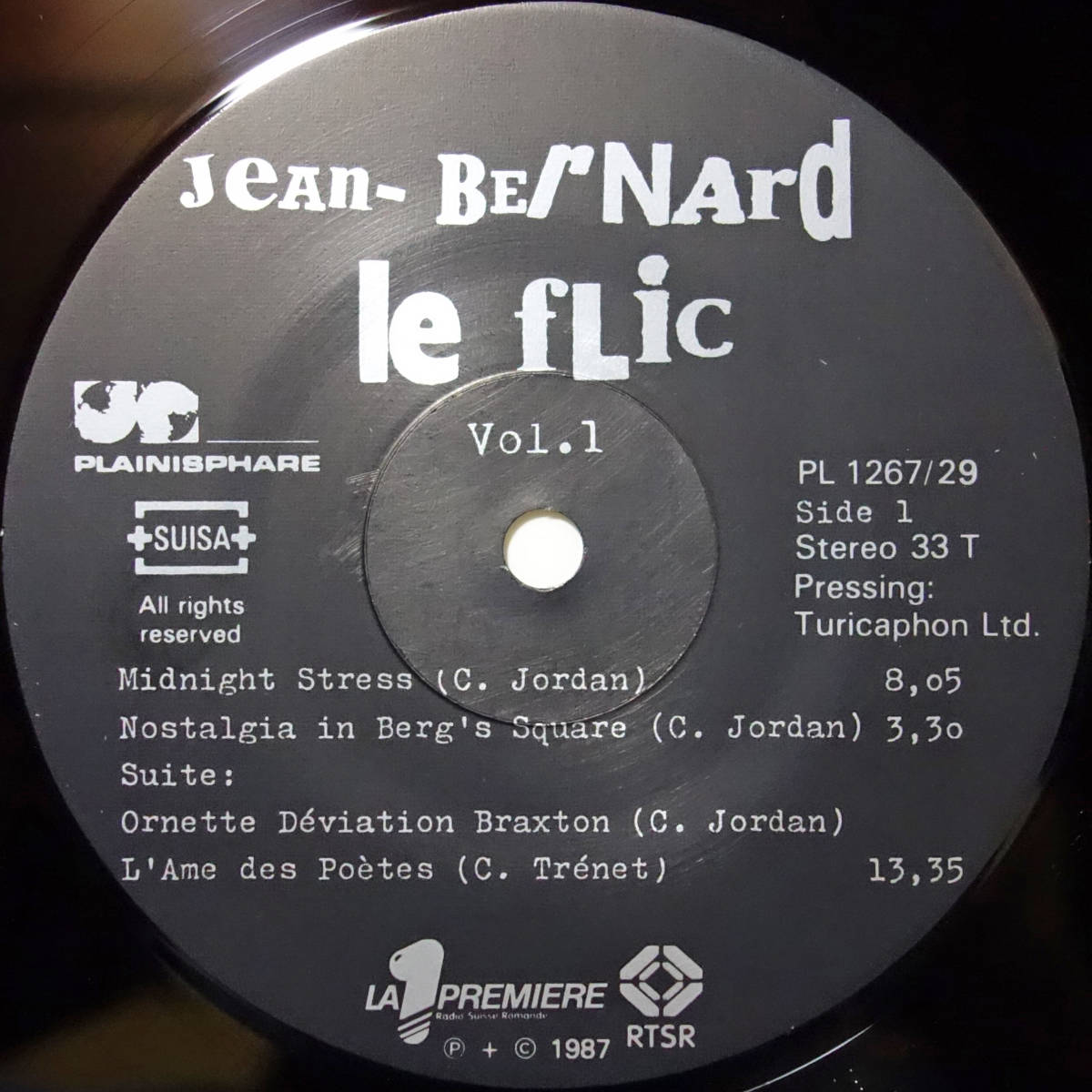 ◆JEAN-BERNARD LE FLIC/Vol.1 (SWI LP)_画像2