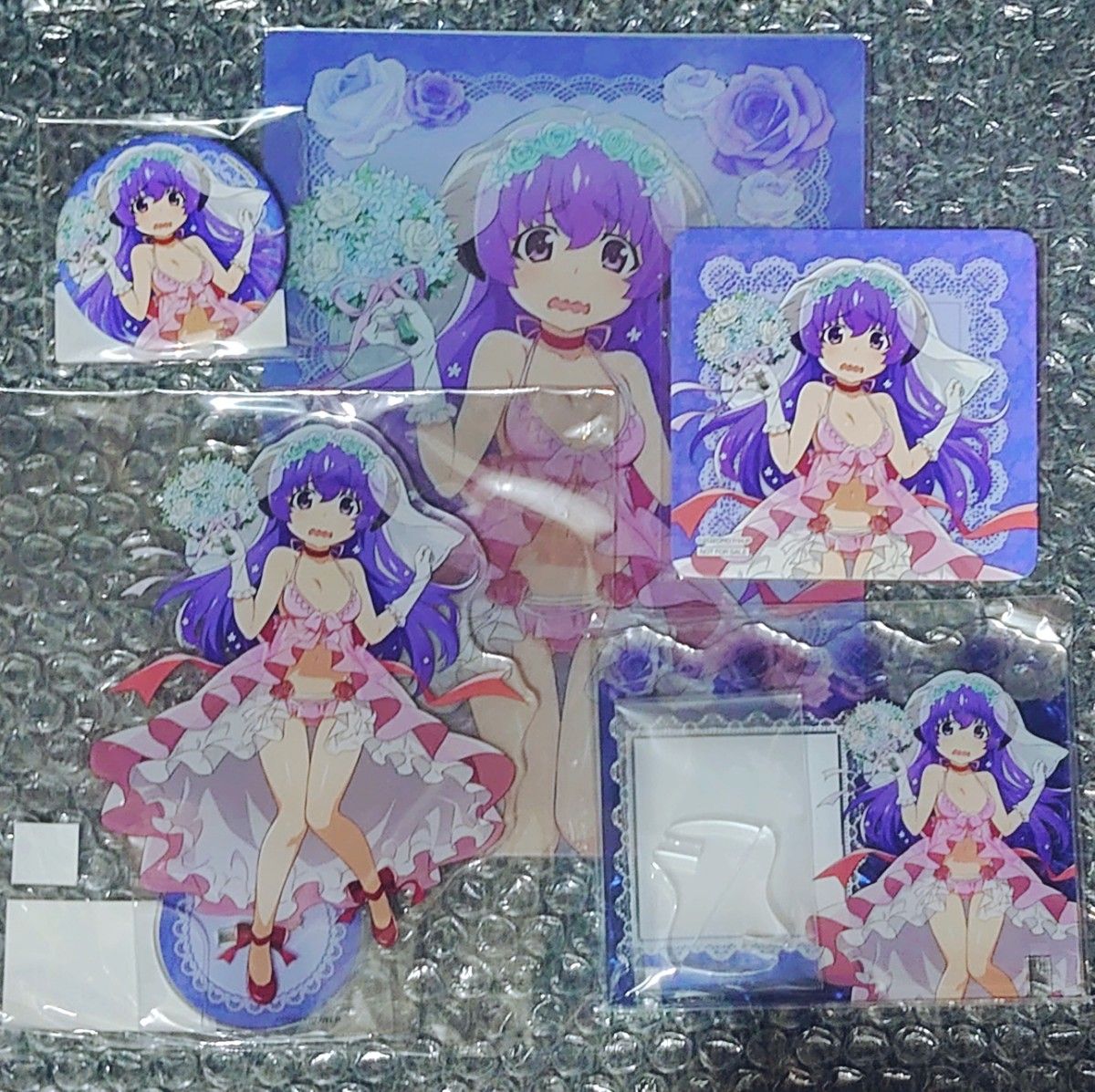 【新品】WEBくじ ひぐらしのなく頃に 卒 羽入 BIGアクリルスタンド アクリルメモ ビジュアルシート 缶バッジ 特典 業