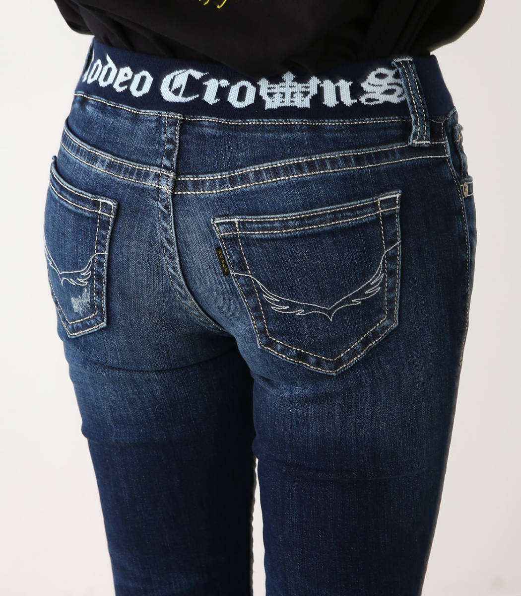  Rodeo Crowns wide bowl * limitation skinny waist rib rubber *XS* regular price 10989 jpy * new goods tag attaching unopened 