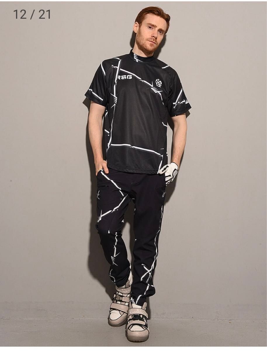 RUSSELUNO GOLF ラッセルノ モックネックシャツ サイズ 7 RUSSELUNO GOLF ラッセルノ モックネックシャツ サイズ 7