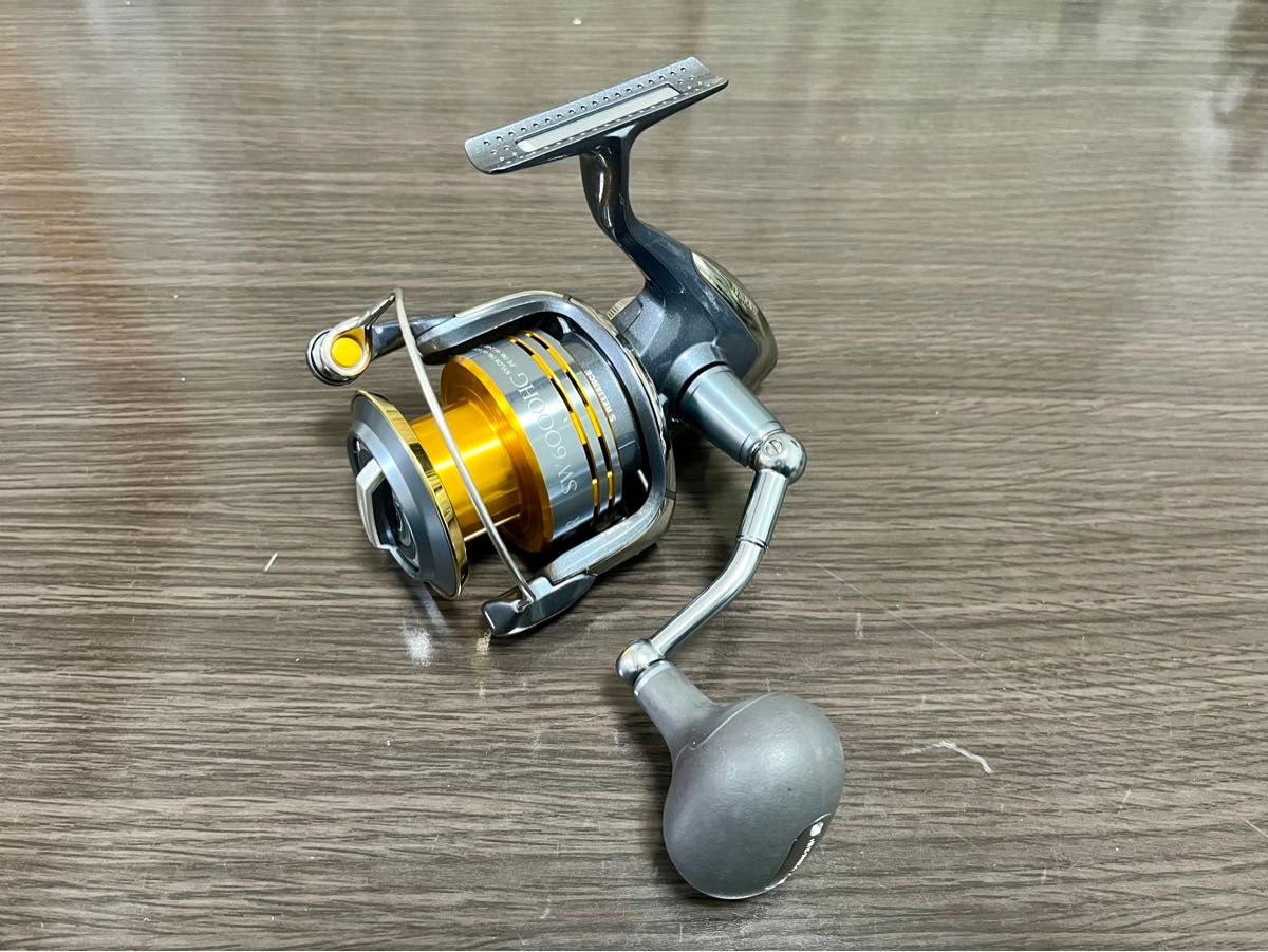 美品 シマノ 09 ツインパワーSW 6000HG 左ハンドル SHIMANO TWIN 美品 シマノ 09 ツインパワーSW 6000HG 左ハンドル SHIMANO TWIN