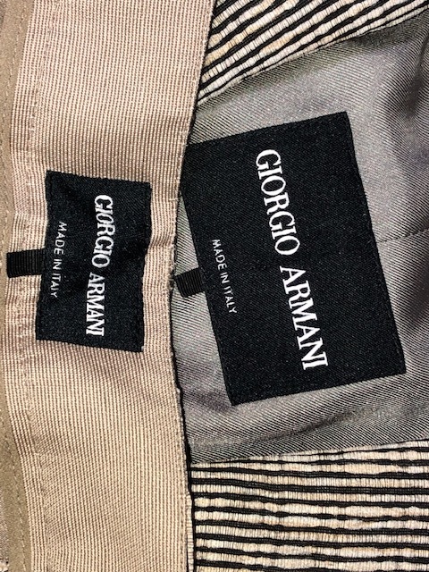  unused!Fashion industry highest peak! most . right .GIORGIO ARMANI height ./ elegance, gorgeous,. goods .. elegant . pants suit Italy made! reference price 30 ten thousand 2 thousand jpy!