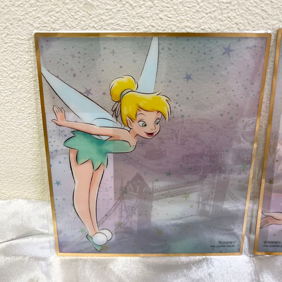 ディズニーストア クリア色紙 ピーターパン ティンカーベル 未 ディズニーストア クリア色紙 ピーターパン ティンカーベル 未