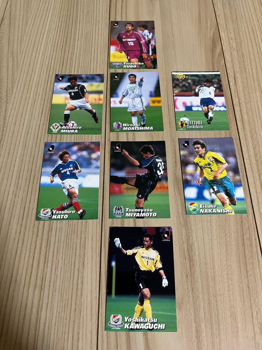 Jリーグカード 2001 元日本代表 8枚 Jリーグチップス Jリーグカード 2001 元日本代表 8枚 Jリーグチップス