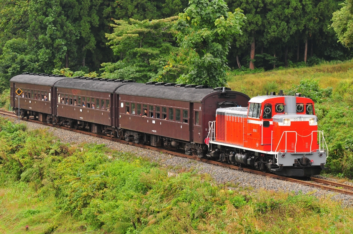 鉄道 デジ 写真 画像 DD16 飯山線開通90周年号 2_画像1