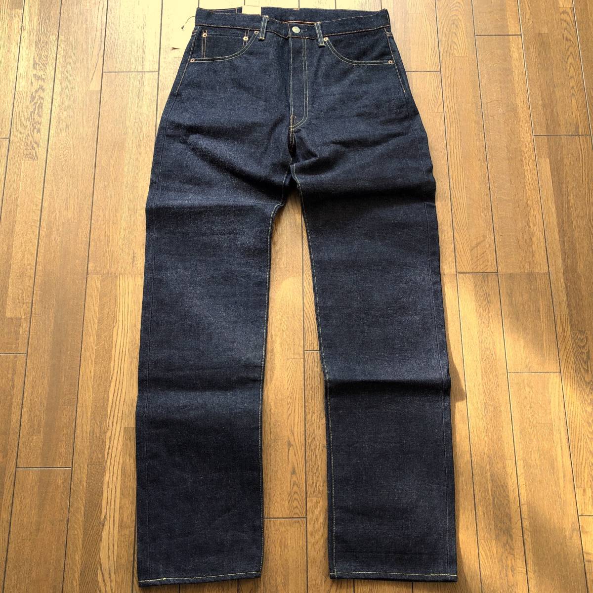 旧日本製 1955年モデル バナー付 ジーンズ L36 50s 501XX デニムパンツ