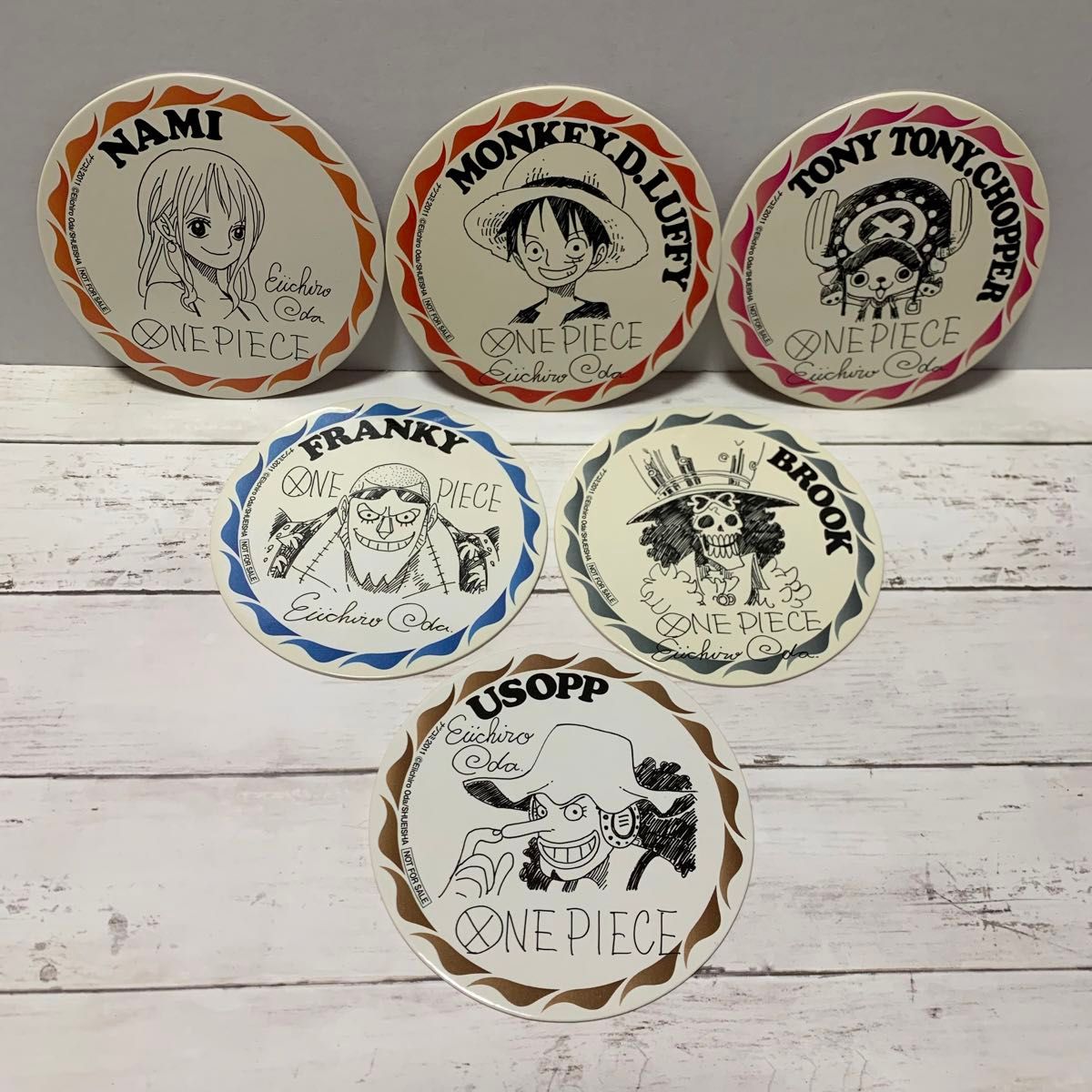 ワンピース ナッコミ2011 コースター チョッパー ONE PIECE 2011夏コミ コースター 非売品 6点 単品売り不可