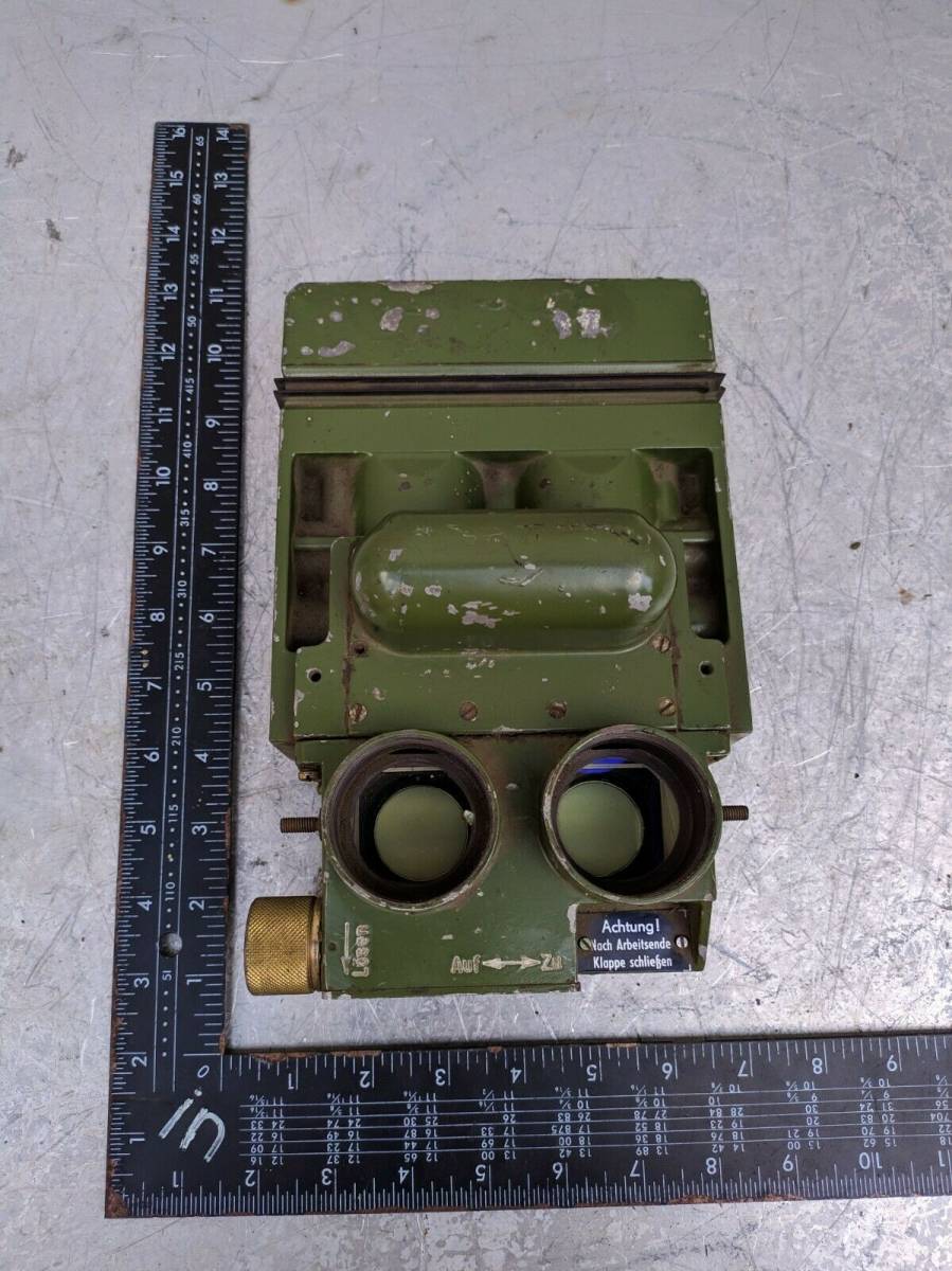  Germany army Binocular war car exhibition . mirror peli scope Opti karu site 
