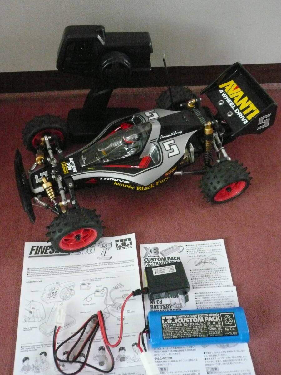 タミヤ アバンテブラックスペシャル フルセット / プロポ 2 4GHz タミヤ アバンテブラックスペシャル フルセット / プロポ 2 4GHz