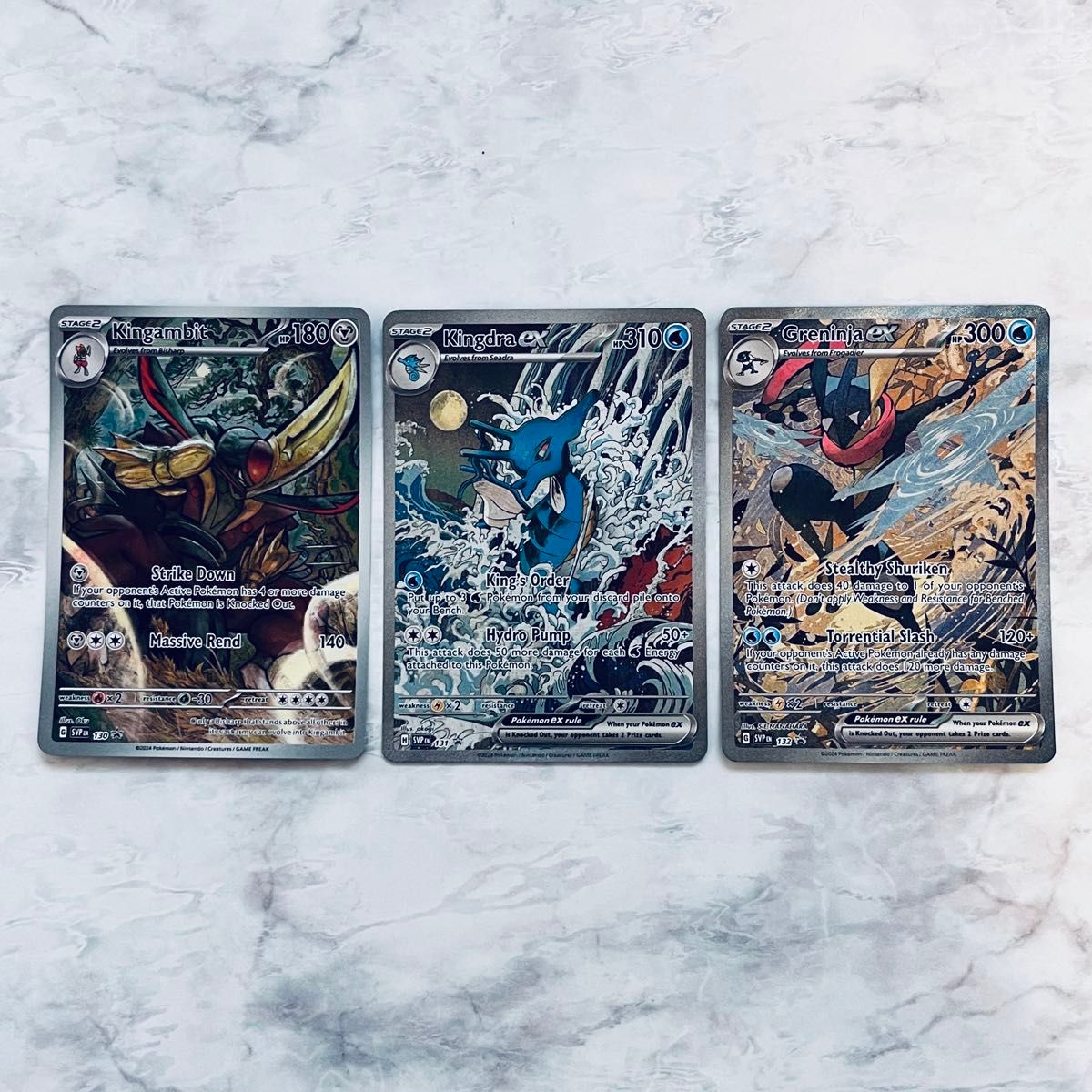 ゲッコウガex キングドラex ドドゲザン PROMO 海外版 英語版 ② ゲッコウガex キングドラex ドドゲザン PROMO 海外版 英語版 ②