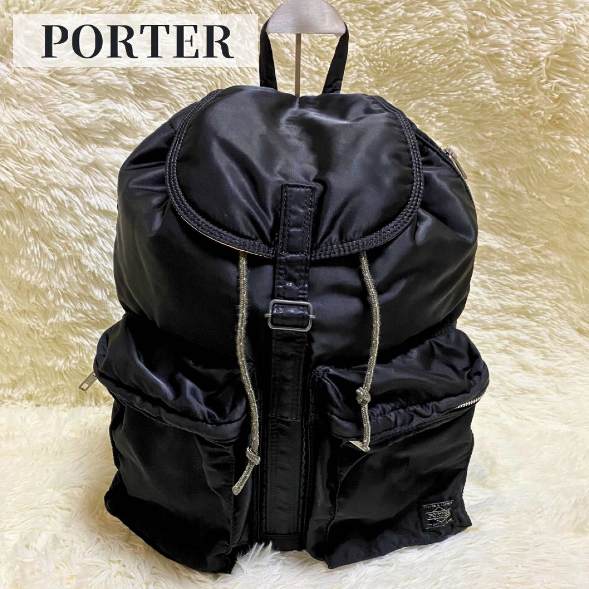 外観良品】 POTER タンカー リュック ナイロン ブラック 外観良品】 POTER タンカー リュック ナイロン ブラック