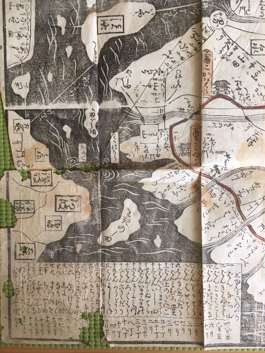 西国巡礼道中絵図(江戸時代) 西国巡礼道中絵図(江戸時代)