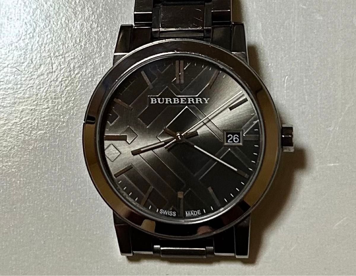 不動品 バーバリー BU9007 腕時計 メンズ ガンメタ|Yahoo 不動品 バーバリー BU9007 腕時計 メンズ ガンメタ|Yahoo