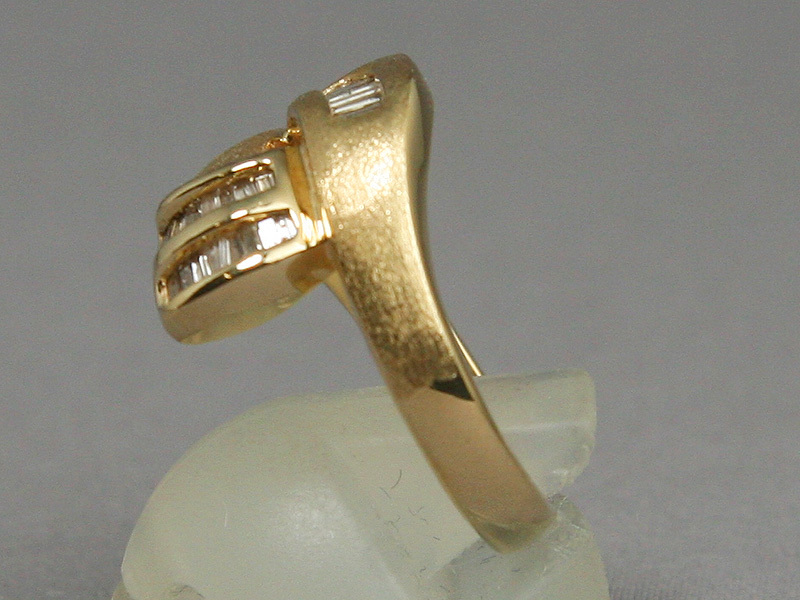 ☆K18ダイヤモンドリング テーパー0.25ct 6.2g #9 金高騰中お買い得