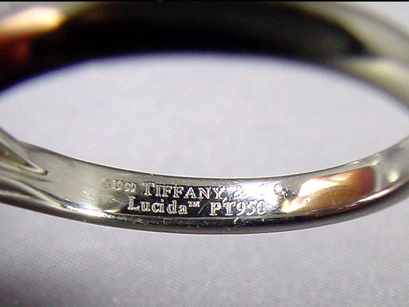 大人女性の 99500円 ☆ティファニー・ルシダリング PT950ルシダカット0.55ct プラチナ