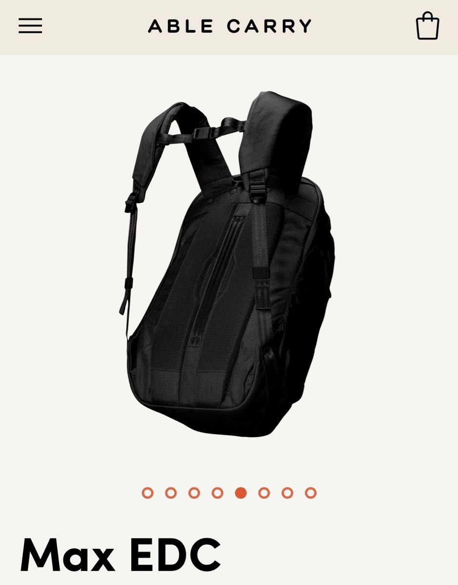 完売 未使用 ABLE CARRY Max EDC ブラック 正規品|Yahoo!フリマ 完売 未使用 ABLE CARRY Max EDC ブラック 正規品|Yahoo!フリマ