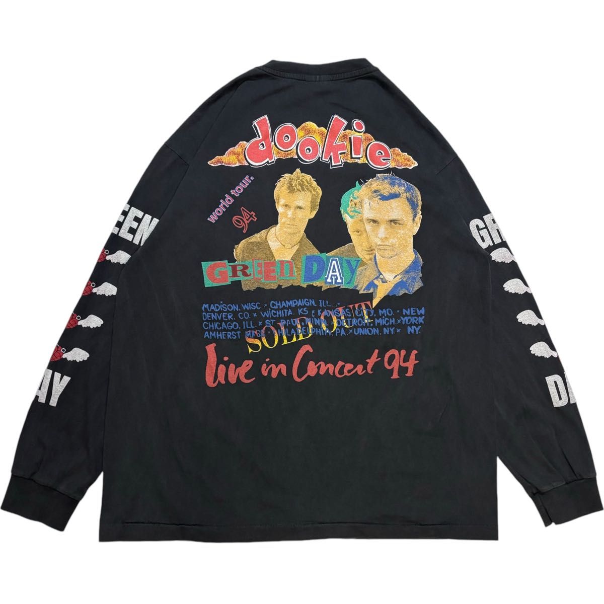 GREEN DAY グリーンデイ dookieロンT 長袖Tシャツ XL③|Yahoo GREEN DAY グリーンデイ dookieロンT 長袖Tシャツ XL③|Yahoo