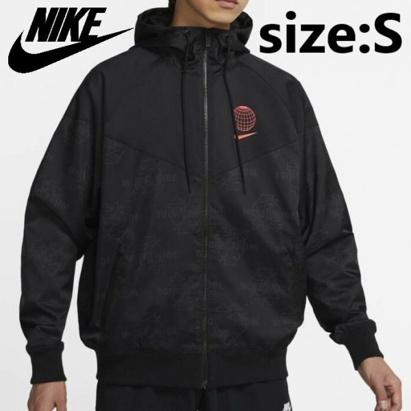 NIKE ナイキ カタカナナイキ ワールドワイドコレクション ジャケット フーディー DA1477-010 size:S