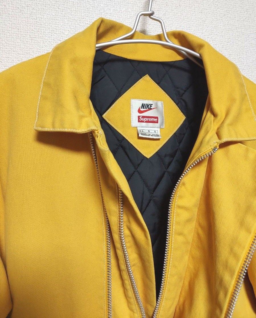 Supreme~ NIKE 限定コラボ 裏キルティング ジャケット Lサイズ Supreme~ NIKE 限定コラボ 裏キルティング ジャケット Lサイズ
