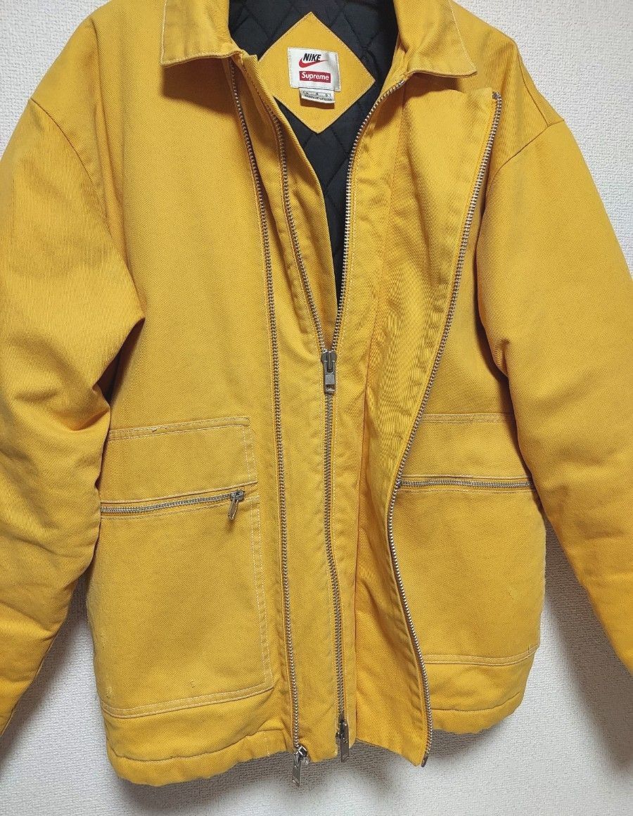 Supreme~ NIKE 限定コラボ 裏キルティング ジャケット Lサイズ Supreme~ NIKE 限定コラボ 裏キルティング ジャケット Lサイズ