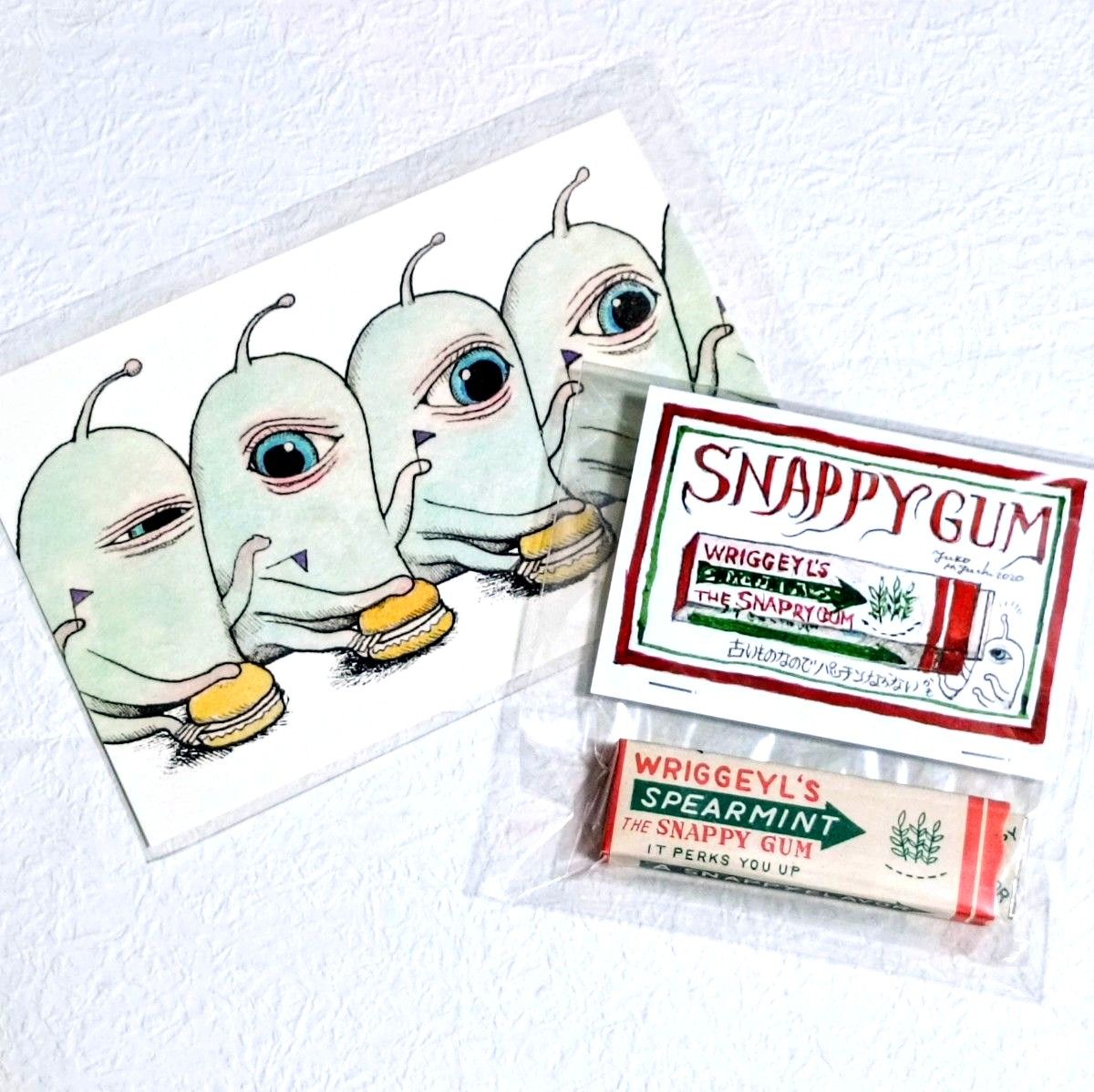 限定品】ひとつめちゃんセット スナッピーガム ポストカード 限定品】ひとつめちゃんセット スナッピーガム ポストカード