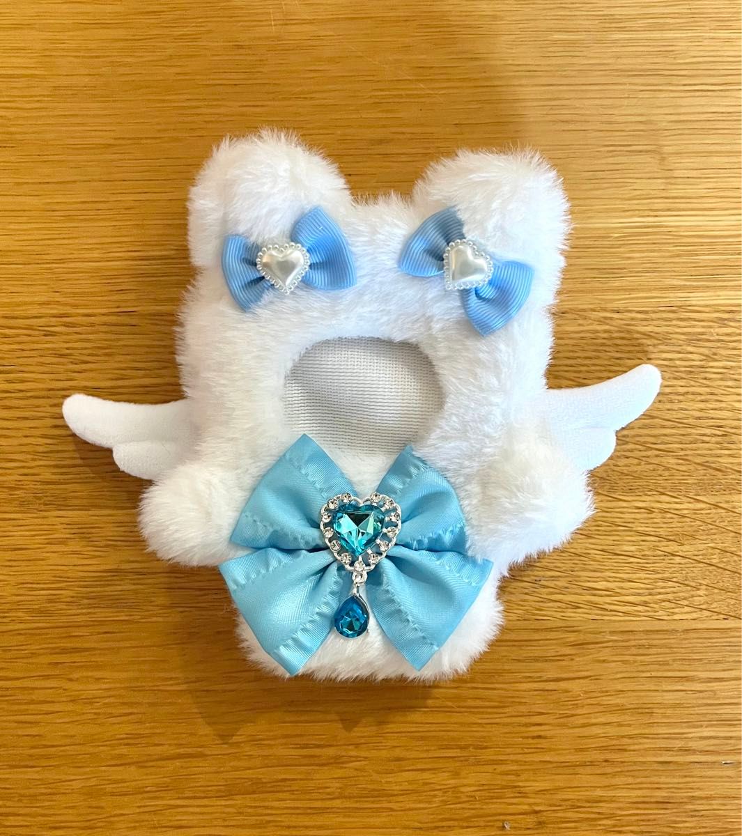 ぬい服 14cm 白くまブルー【セミオーダーOK】 ぬい服 14cm 白くまブルー【セミオーダーOK】