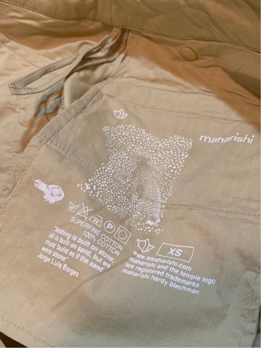 maharishi マハリシ ショーツ 新品未使用 正規タグ付き XS サンド カーゴ ミリタリー 刺繍 エンボス加工 耐久性◎ ハーフパンツ_画像8