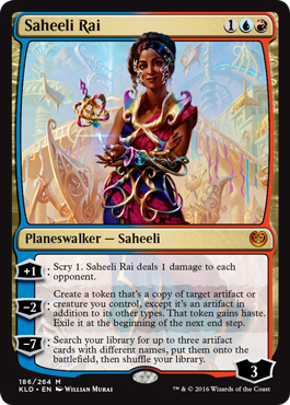 え金 サヒーリ・ライ 1枚（3枚在庫x 英 良品 KLD）/Saheeli Rai（MTG /カラデシュ/Kaladesh/）_画像1