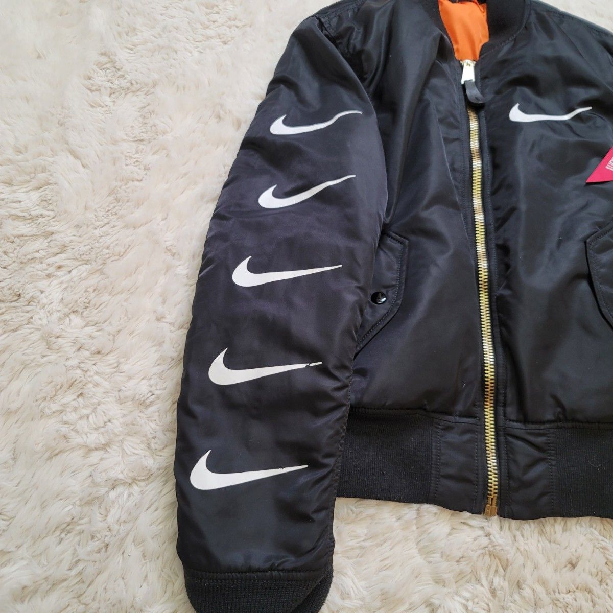 NIKE ALPHA MA-1 Industries コラボ ジャケット アルファ NIKE ALPHA MA-1 Industries コラボ ジャケット アルファ