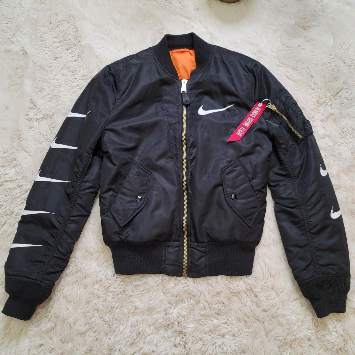 NIKE ALPHA MA-1 Industries コラボ ジャケット アルファ NIKE ALPHA MA-1 Industries コラボ ジャケット アルファ
