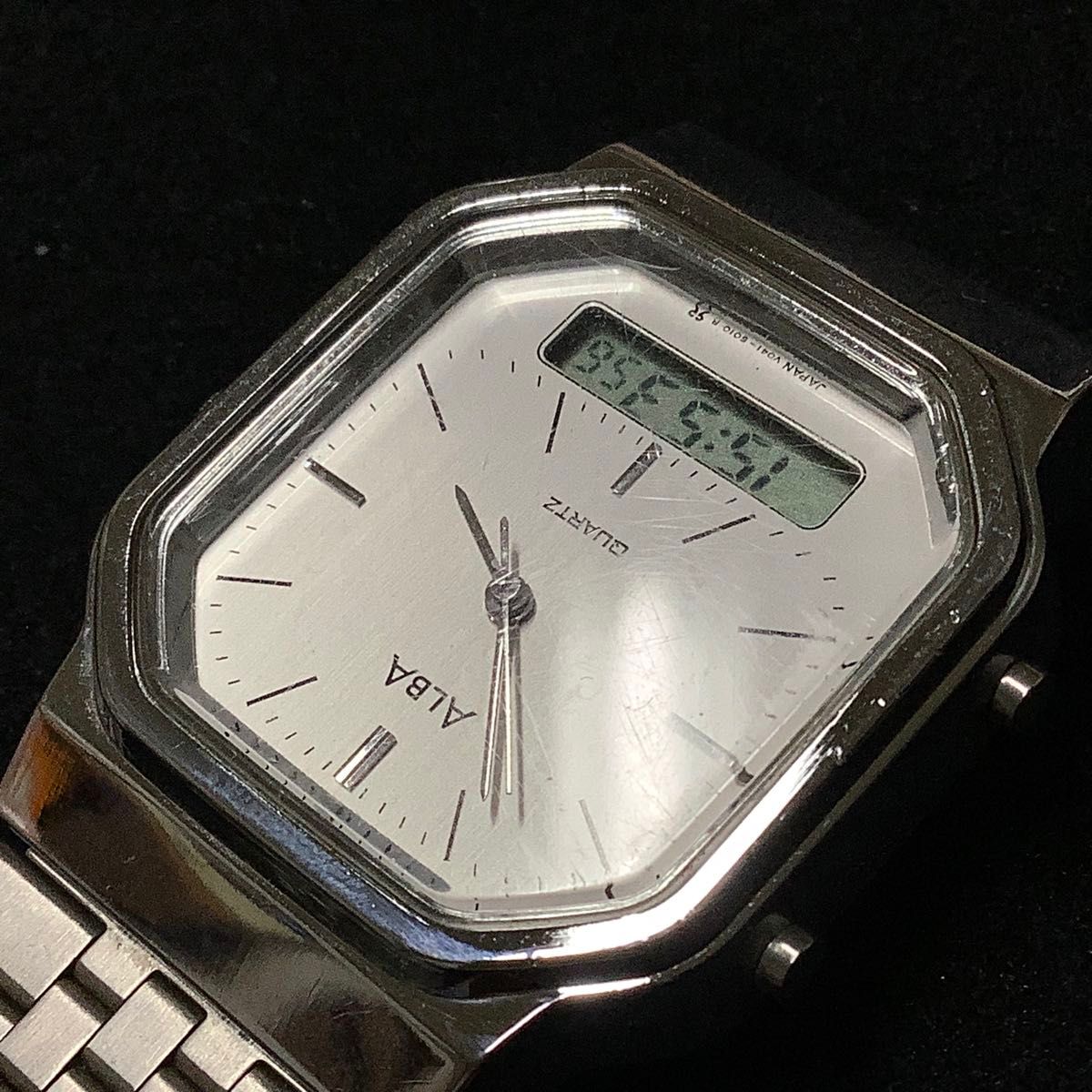 レア ビンテージ 電池交換済み】セイコー アルバ SEIKO ALBA レア ビンテージ 電池交換済み】セイコー アルバ SEIKO ALBA