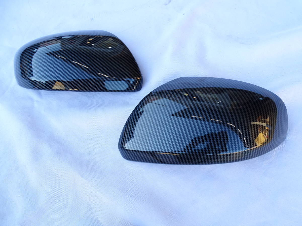 タントLA650S/LA660S ムーヴ LA150S 160S キャンバス LA800S 810S タフト LA900 910S ミライースLA350S 360 ドアミラーカバー光沢カーボン