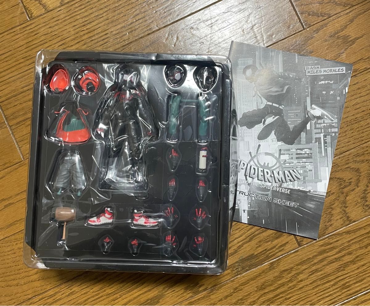 スパイダーマン マイルズ・モラレス スパイダーバース 可動式 スパイダーマン マイルズ・モラレス スパイダーバース 可動式