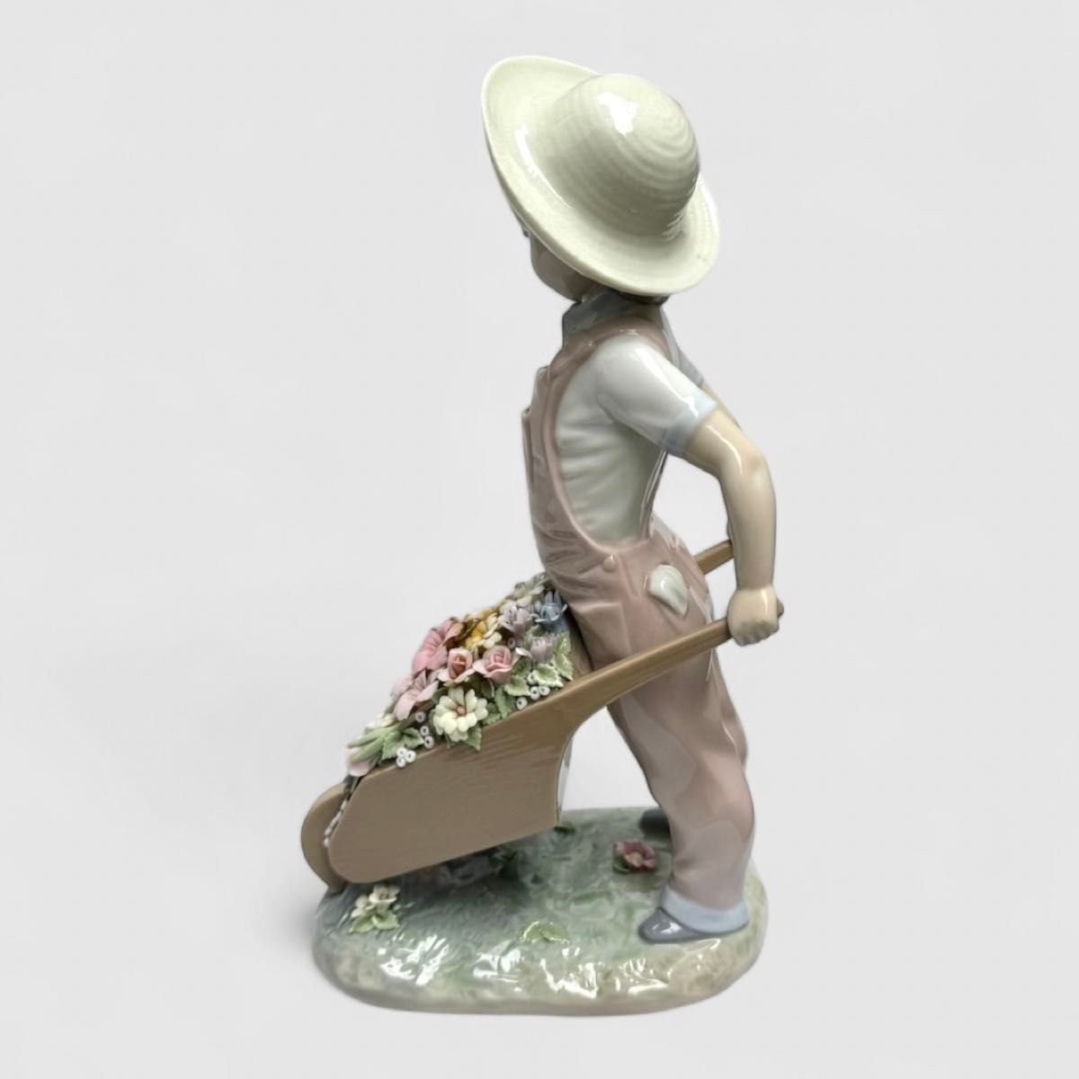 希少 LLADRO リヤドロ 1283 花車 フィギュリン 陶器人形 置物 希少 LLADRO リヤドロ 1283 花車 フィギュリン 陶器人形 置物