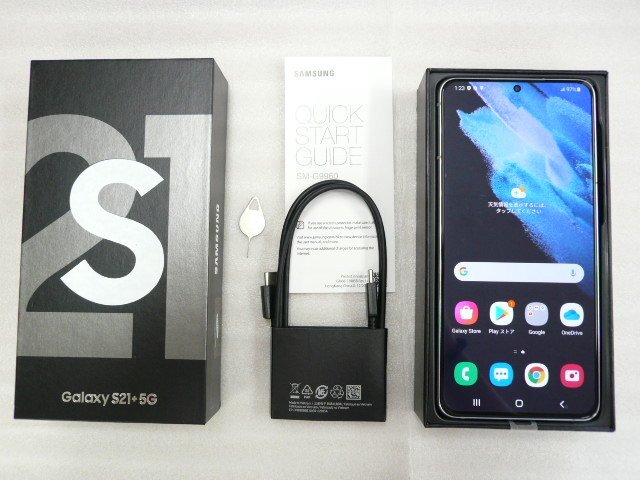 中古】 SIMフリー SAMSUNG Galaxy S21+ 5G ファントムホワイト 中古】 SIMフリー SAMSUNG Galaxy S21+ 5G ファントムホワイト