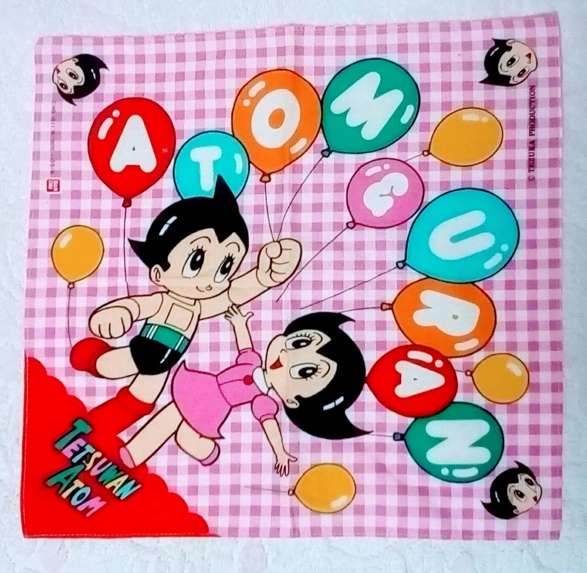 BANDAI. Astro Boy. handkerchie, Atom .u Ran Chan 