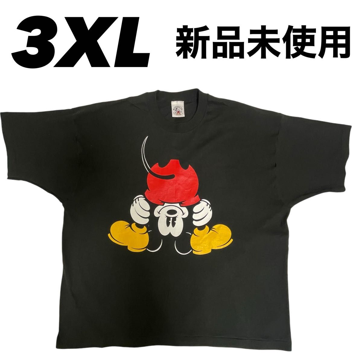 古着 90s USA製 Disney Classic Mickey ミッキー BIG プリント 古着 90s USA製 Disney Classic Mickey ミッキー BIG プリント