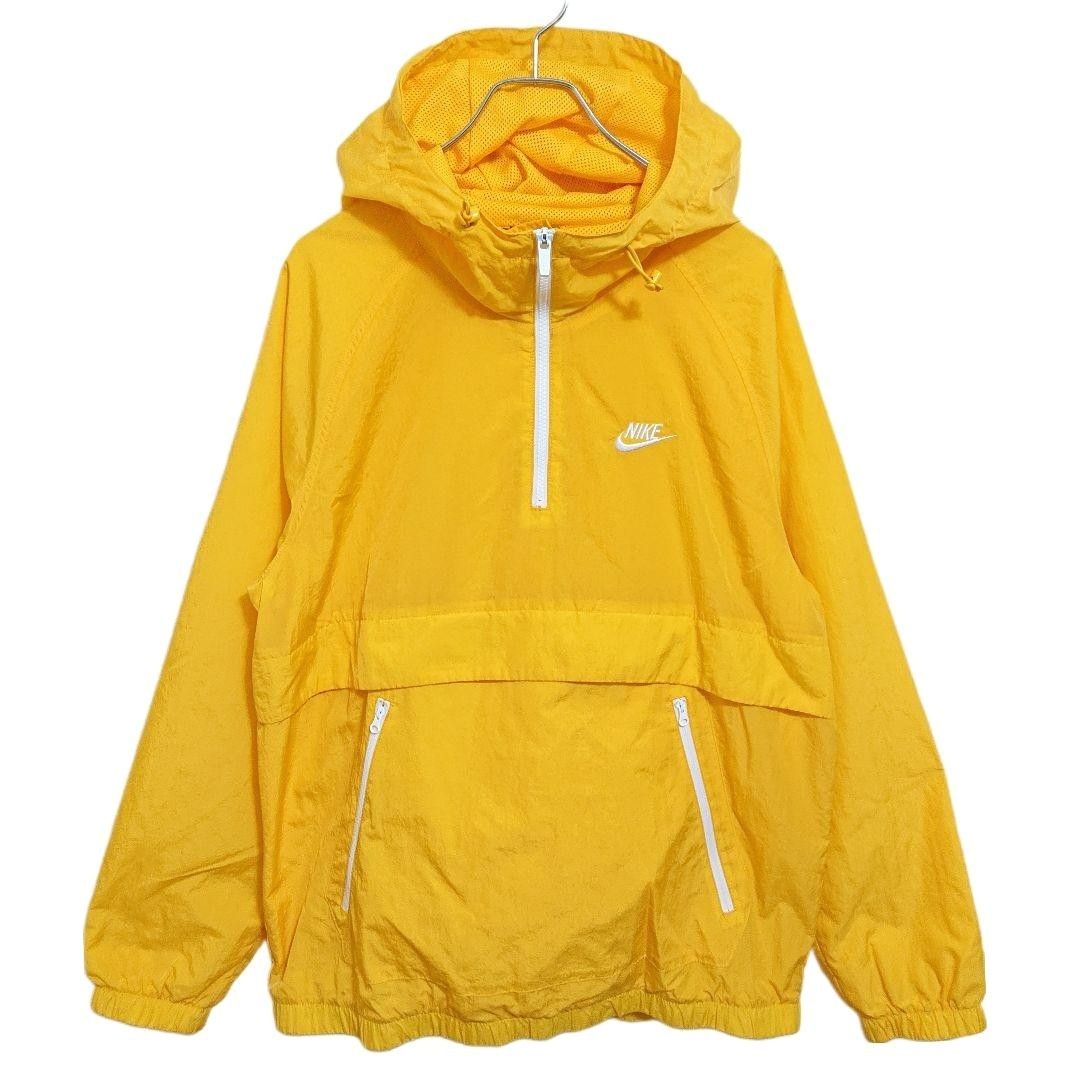 良品】NIKE ナイキ ナイロン プルオーバーパーカー アノラック 良品】NIKE ナイキ ナイロン プルオーバーパーカー アノラック