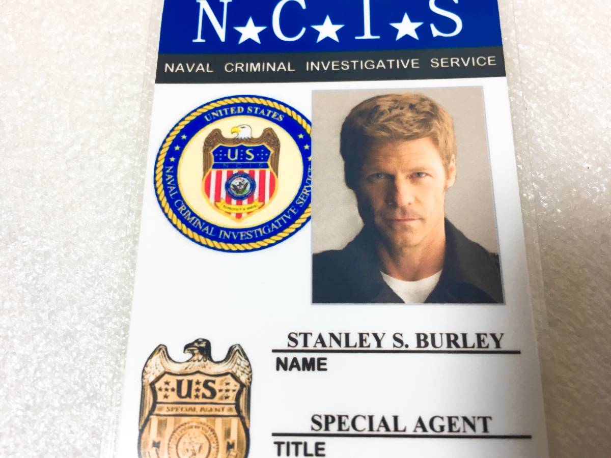 ☆ アメリカ 人気 犯罪捜査系 ドラマ NCIS ネイビー犯罪捜査班 グッズ SA スタンリー バーリー ジョエル グレッチさん IDカード ☆_画像3