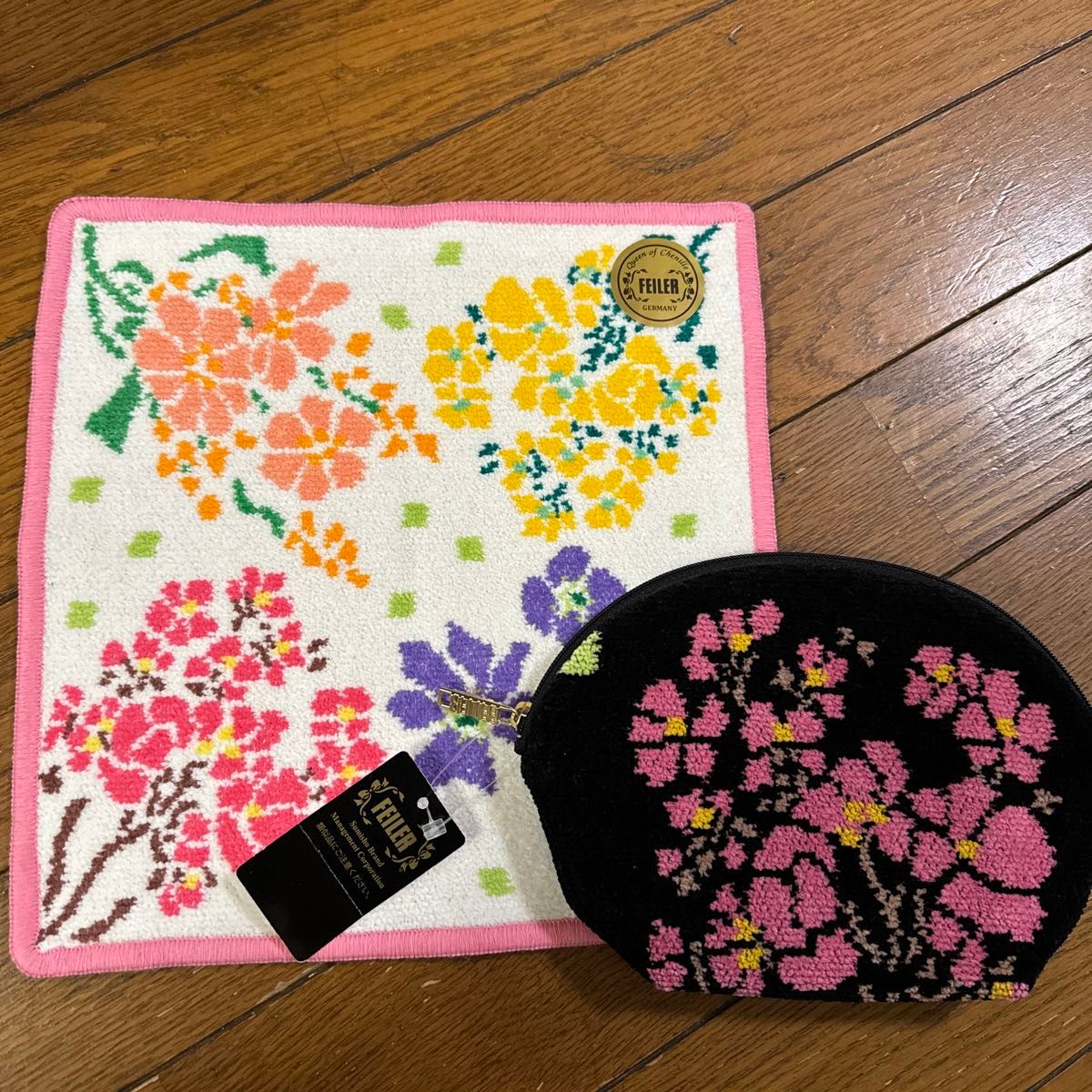 【ポイント10倍】 フェイラーハンカチポーチ FEILER 2点セット ハンカチ&ポーチ 小物