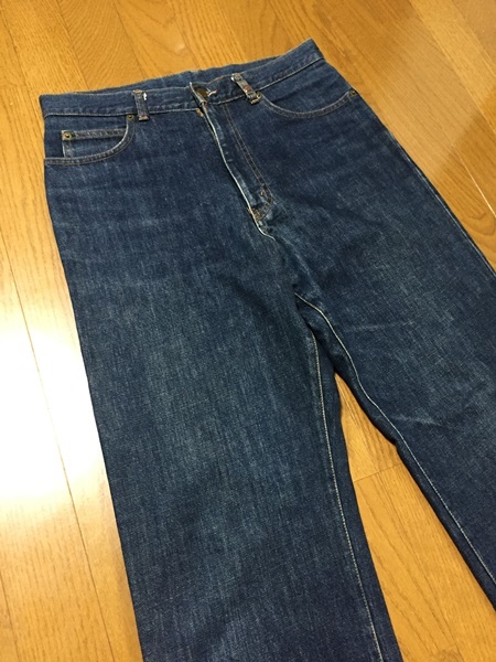 激レア☆【KENZO Jeans】90s 葛飾北斎刺繍 デニムパンツ 79 ケンゾー 神奈川沖浪裏 富嶽三十六景の画像4