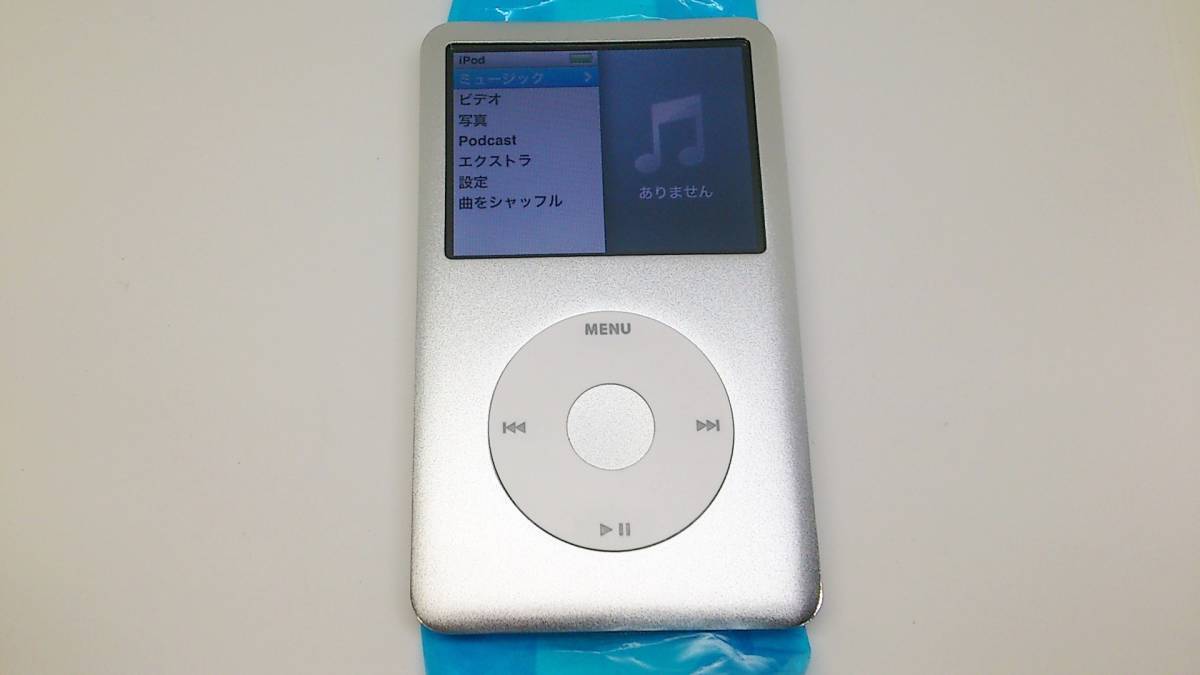 美品 iPod classic 80GB シルバー(外装一式 HDD バッテリー新品) 第6世代 MB029J 動作 美品 iPod classic 80GB シルバー(外装一式 HDD バッテリー新品) 第6世代 MB029J 動作