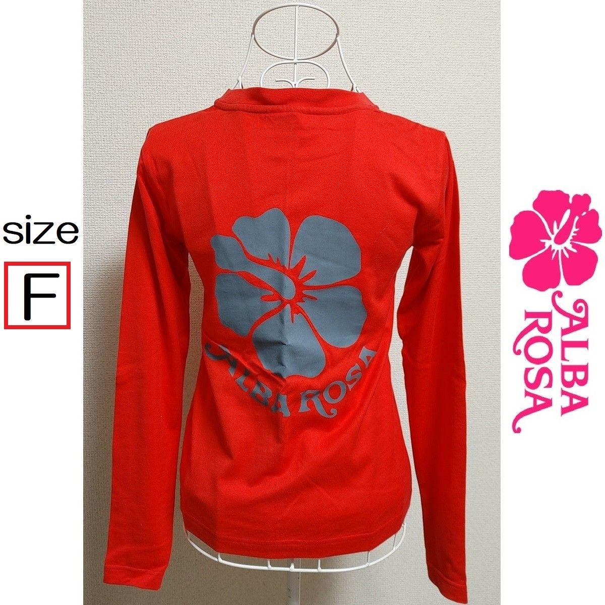 新品 アルバローザ バクプリ ロンT ALBA ROSA アルバ 長袖 T 新品 アルバローザ バクプリ ロンT ALBA ROSA アルバ 長袖 T