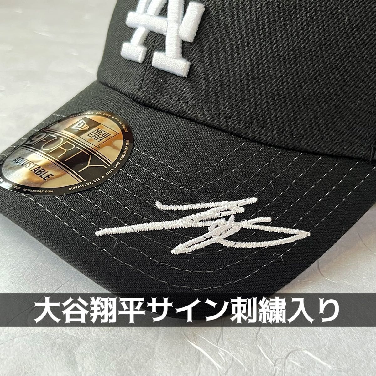 ニューエラ LA ロサンゼルス ドジャース 大谷翔平 サイン刺繍 ニューエラ LA ロサンゼルス ドジャース 大谷翔平 サイン刺繍