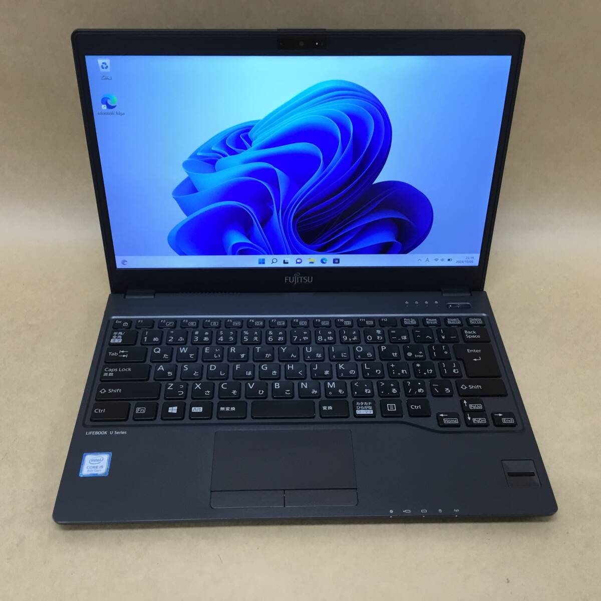 【2410010002-2】オフィスWPS2付 富士通 ノートパソコンU938/VW CI5(8250U)-1.6GHZ 8GB SSD256GB 13.3インチ WIN11P 無線 BLUETOOTH カメラ
