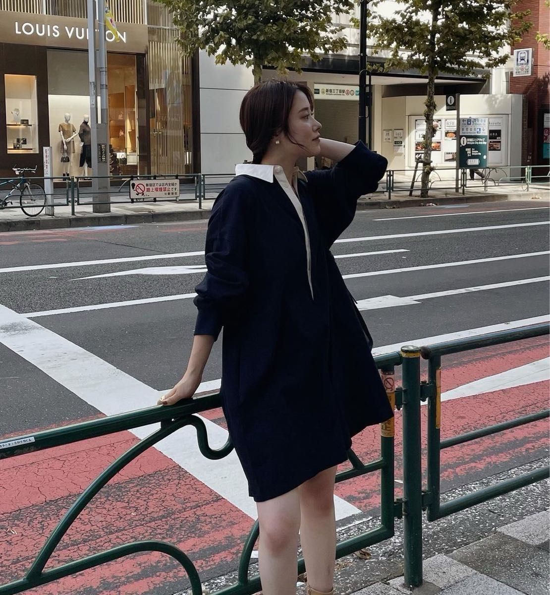 ラガーシャツショートオールインワン ETRE tokyo|Yahoo!フリマ ラガーシャツショートオールインワン ETRE tokyo|Yahoo!フリマ