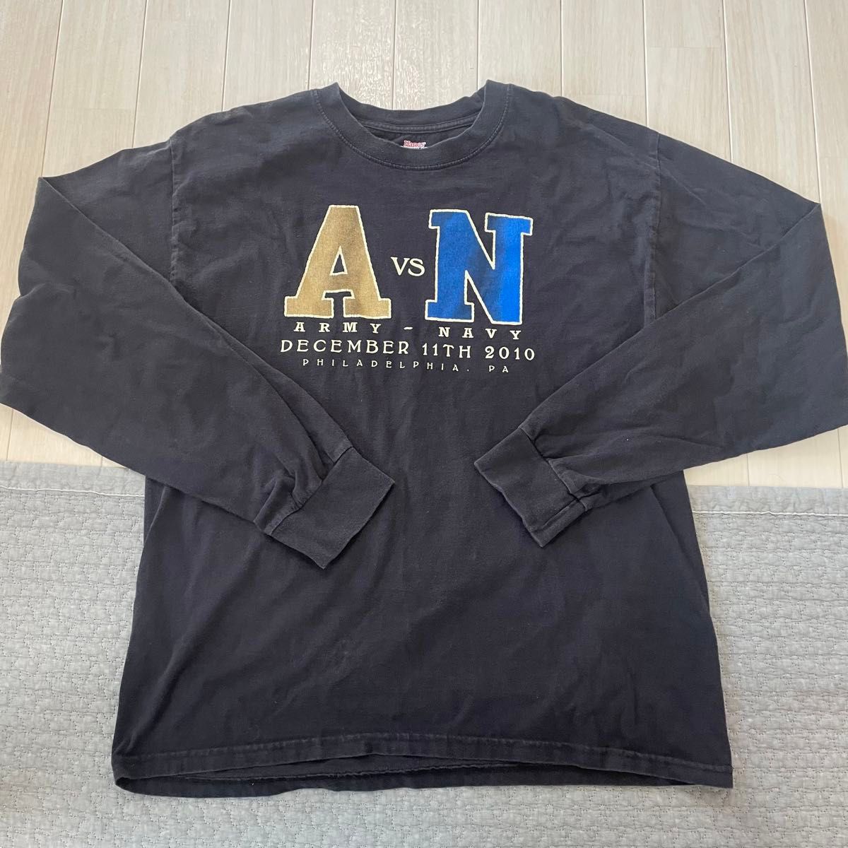 us army navy フットボール ヘインズ ロンt Lサイズ フェード us army navy フットボール ヘインズ ロンt Lサイズ フェード