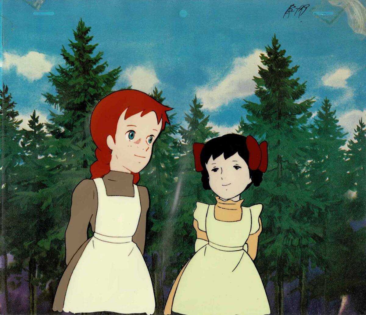日本アニメーション「赤毛のアン(アンとダイアナ) セル画」世界 日本アニメーション「赤毛のアン(アンとダイアナ) セル画」世界