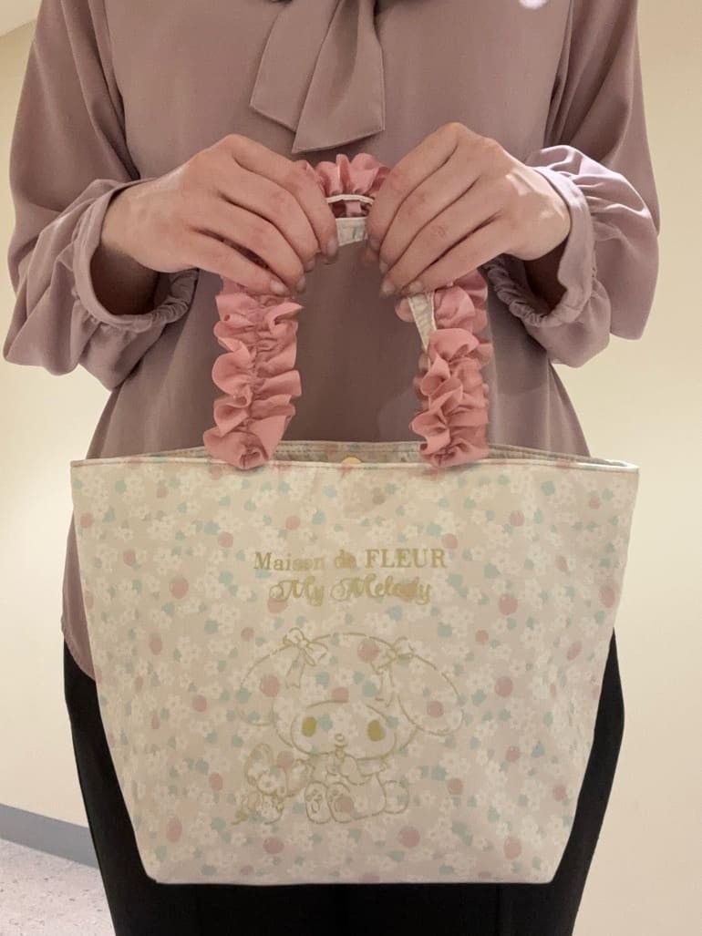 Maison de FLEURマイメロディフリルハンドルトートバッグ|Yahoo Maison de FLEURマイメロディフリルハンドルトートバッグ|Yahoo