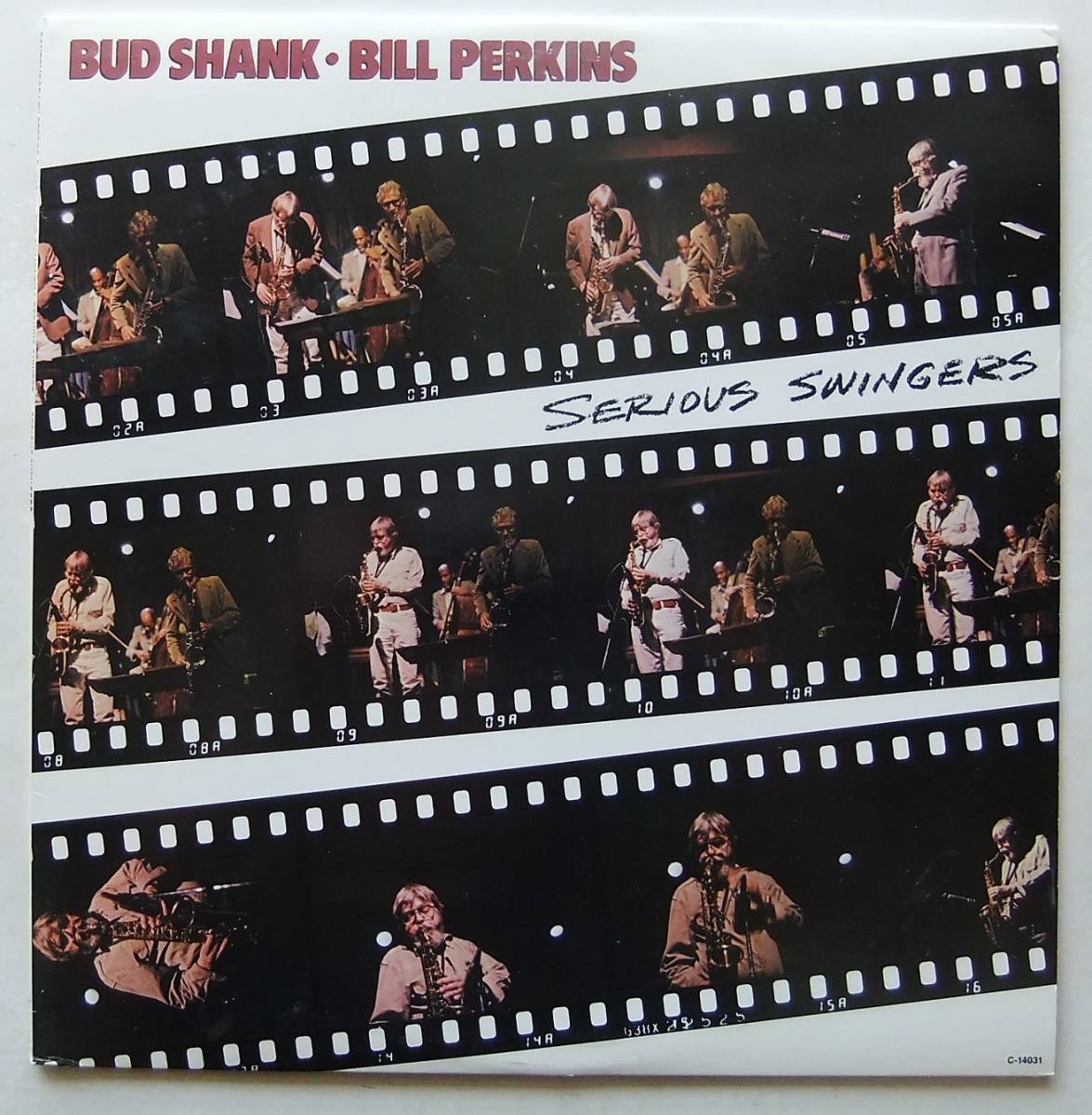 ◆ BUD SHANK - BILL PERKINS Quintet / Serious Swingers ◆ Contemporary C-14031 (promo) ◆ T_画像1